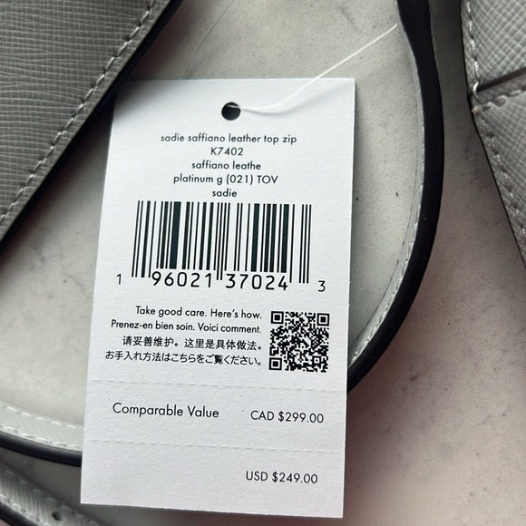 Kate Spade Pewter Purse & Matching Wallet - New with Tags - Picture 8 of 8